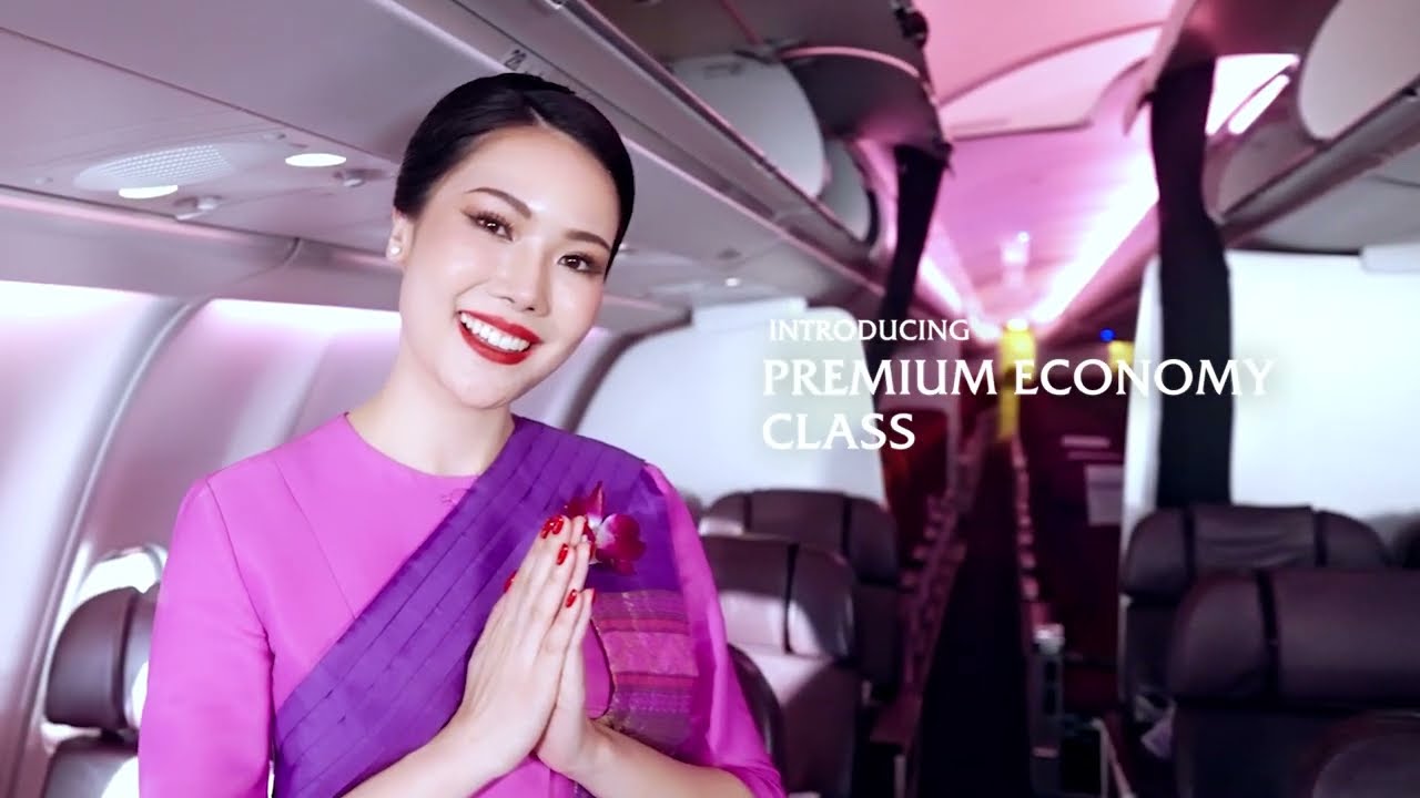 Fly in Style with Thai Airways new premium economy on A330-300 Series! ✈️