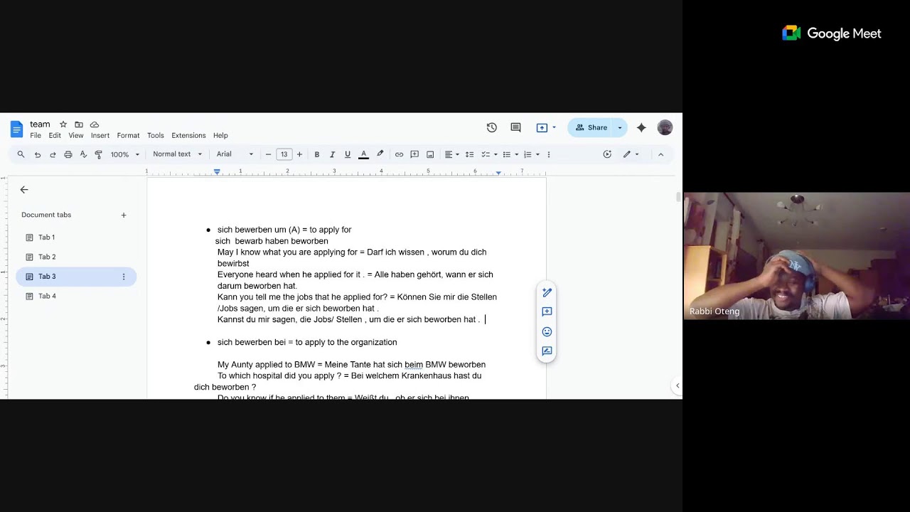 B1 German live Class