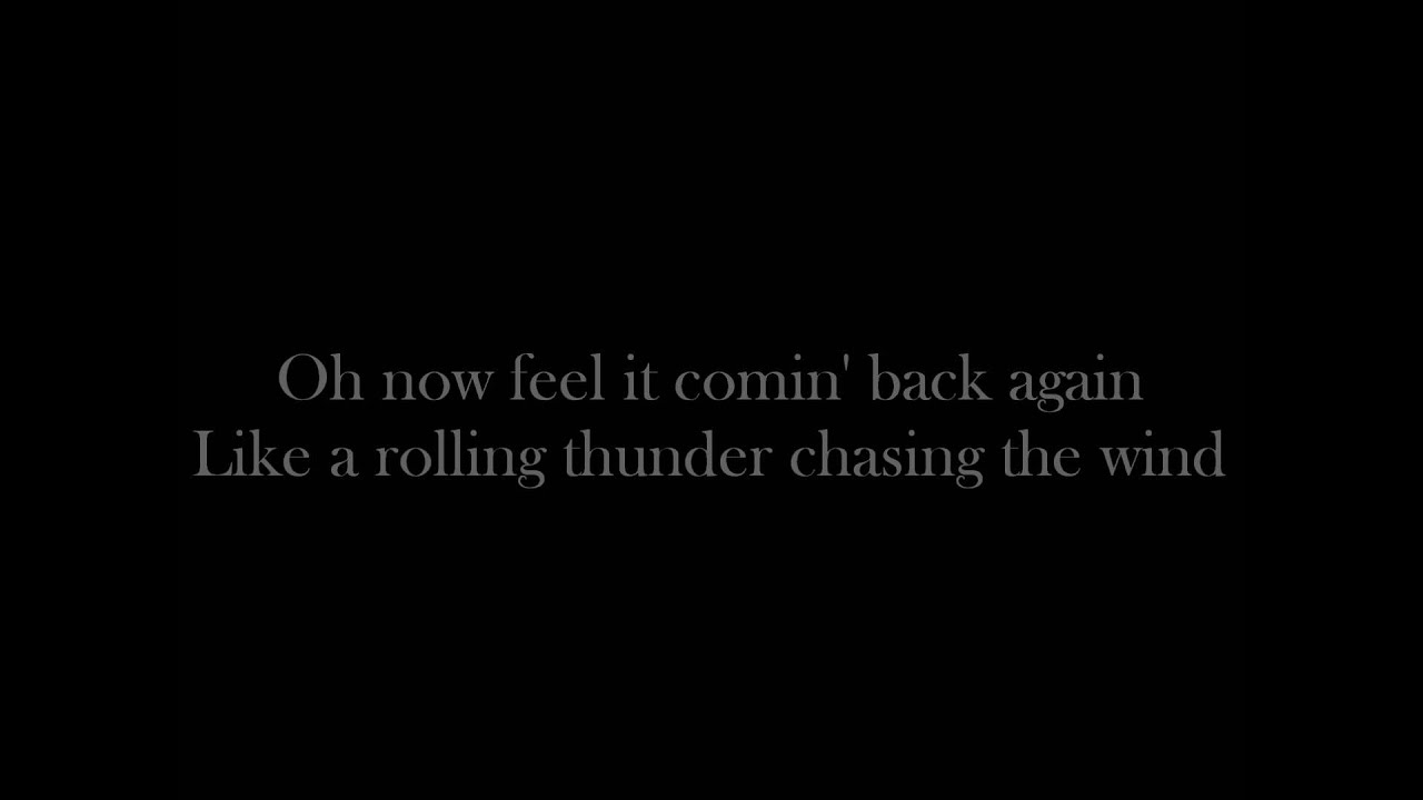 Live - Lightning Crashes (HQ) - Lyrics