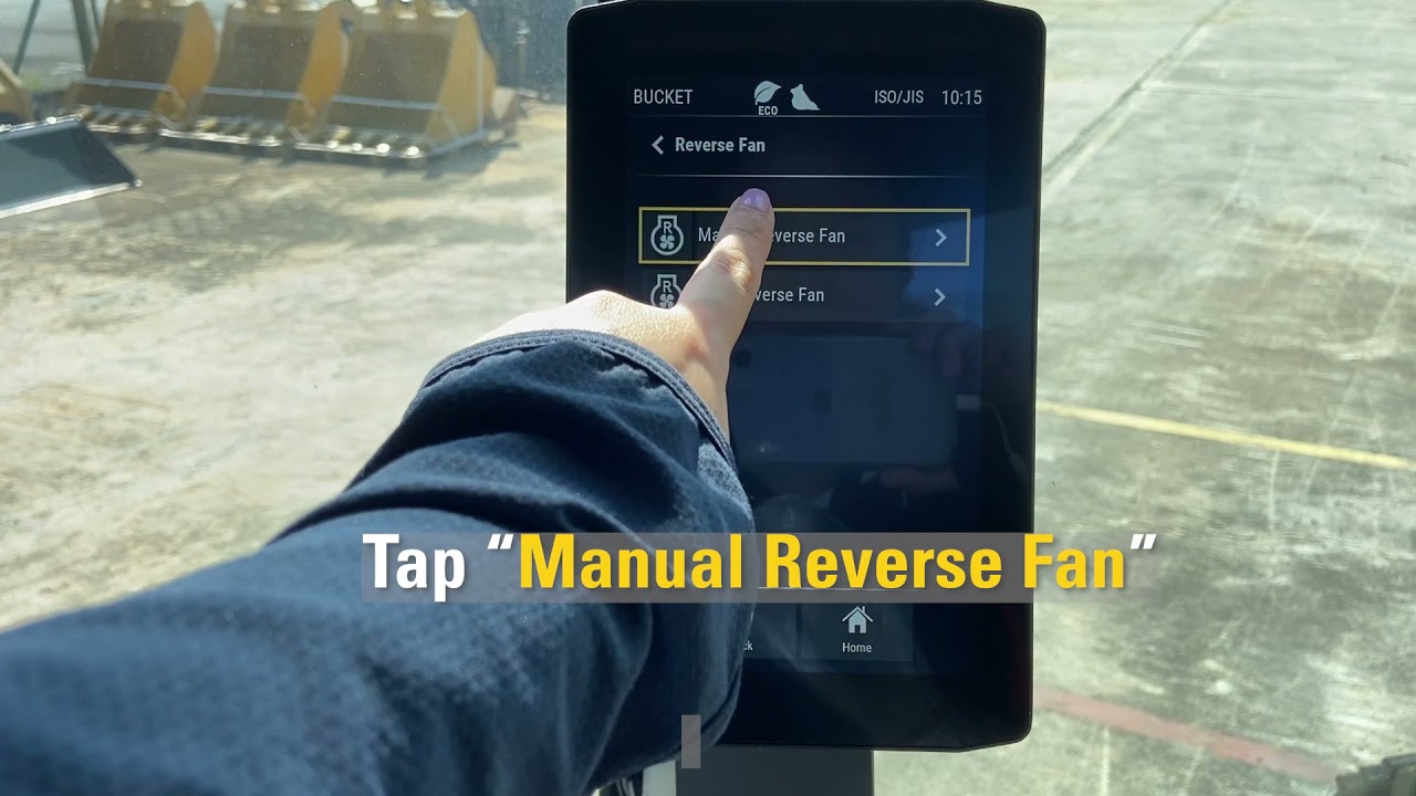 Cat Machine - How to activate Reverse Fan on your Cat Excavator