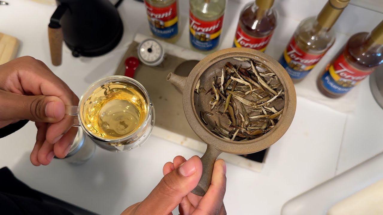 How To Brew Silver Needle White Tea with a Kyusu Japanese Tea Pot #kyusu #silverneedle #whitetea