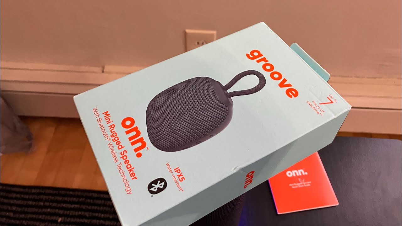 ONN mini rugged speaker unboxing and water test