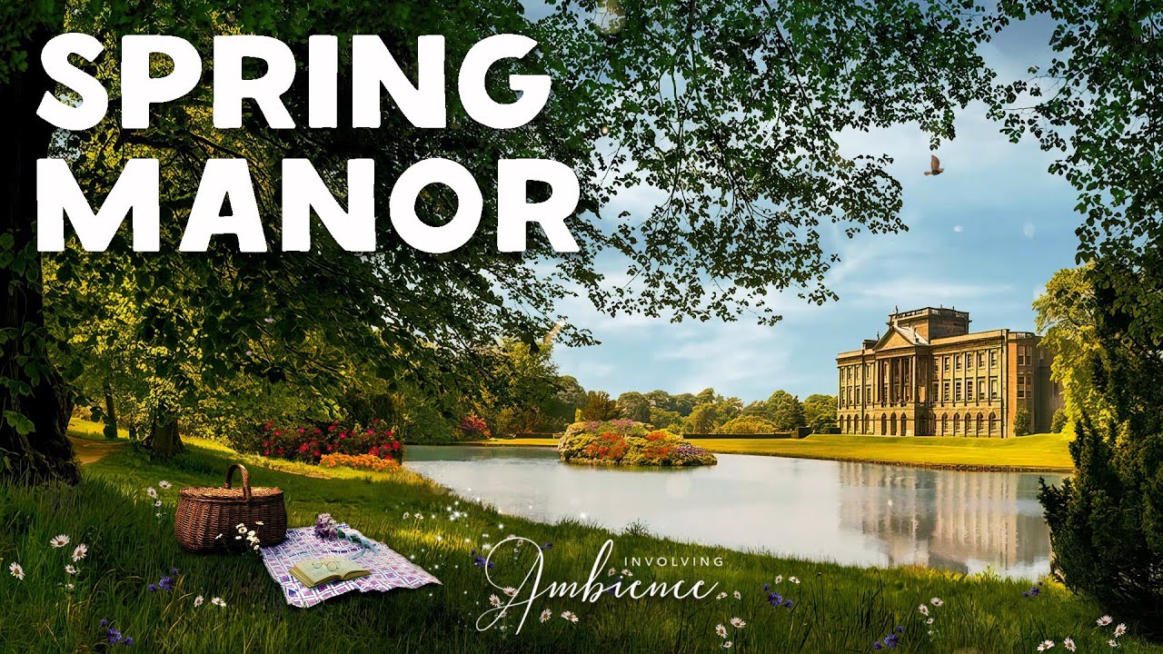 🌼 Spring Manor | Pride & Prejudice Inspired ASMR Ambience | Peaceful Nature, Water Sounds