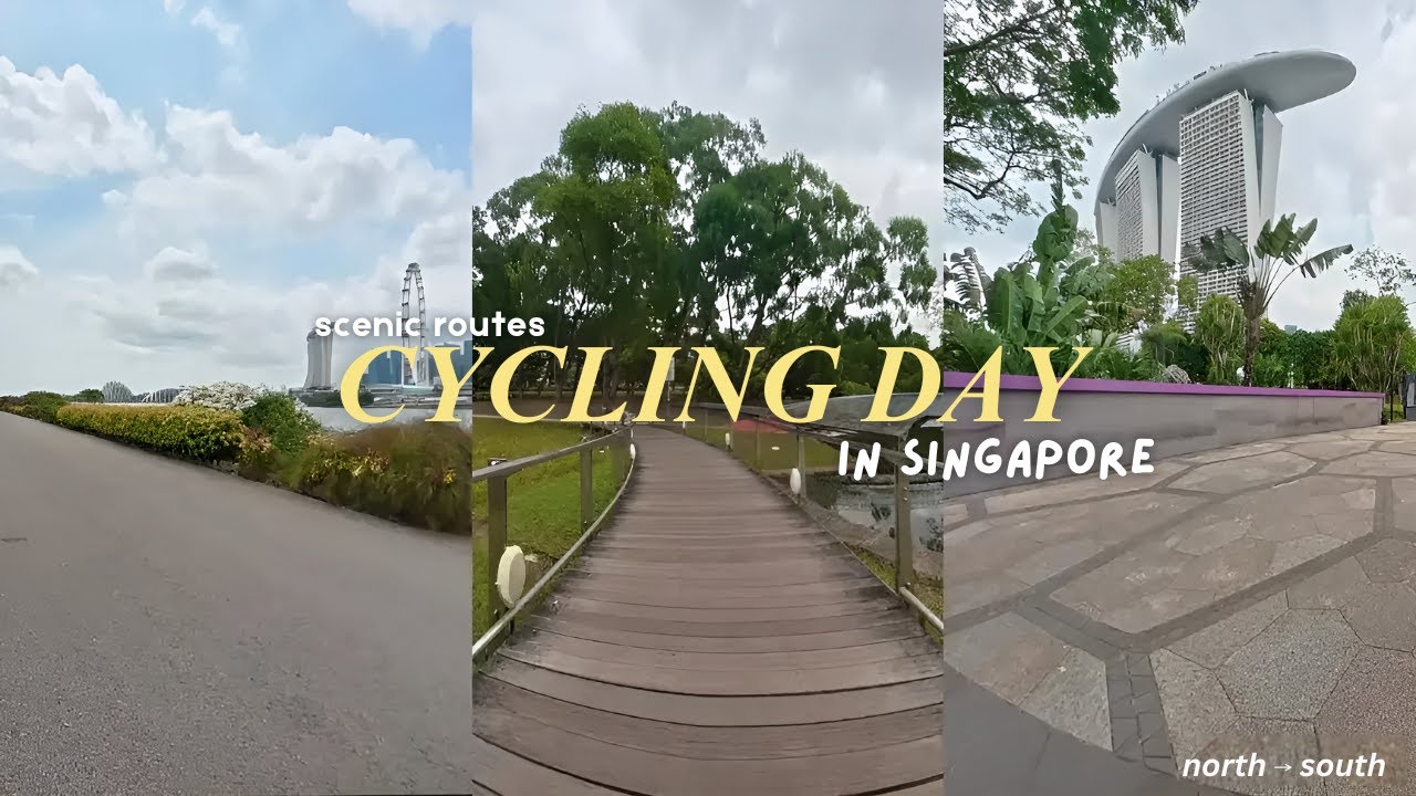 Cycling from North to South of Singapore (新加坡)