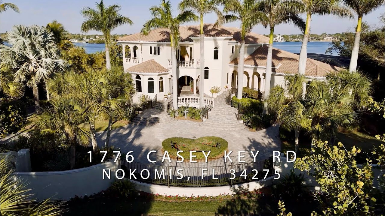 $12,500,000 paradise estate just listed in Casey Key, Florida