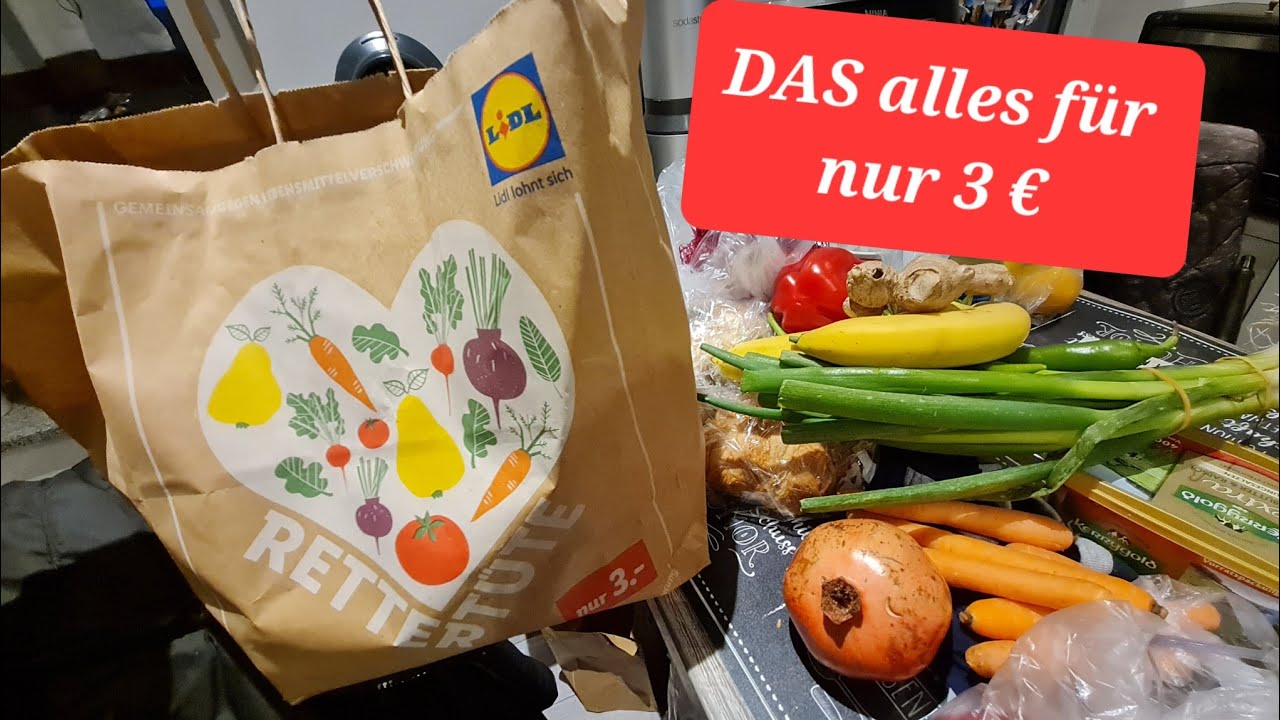 FOODHAUL Lidl mit Rettertüte / Was ist drin für nur 3€ ?