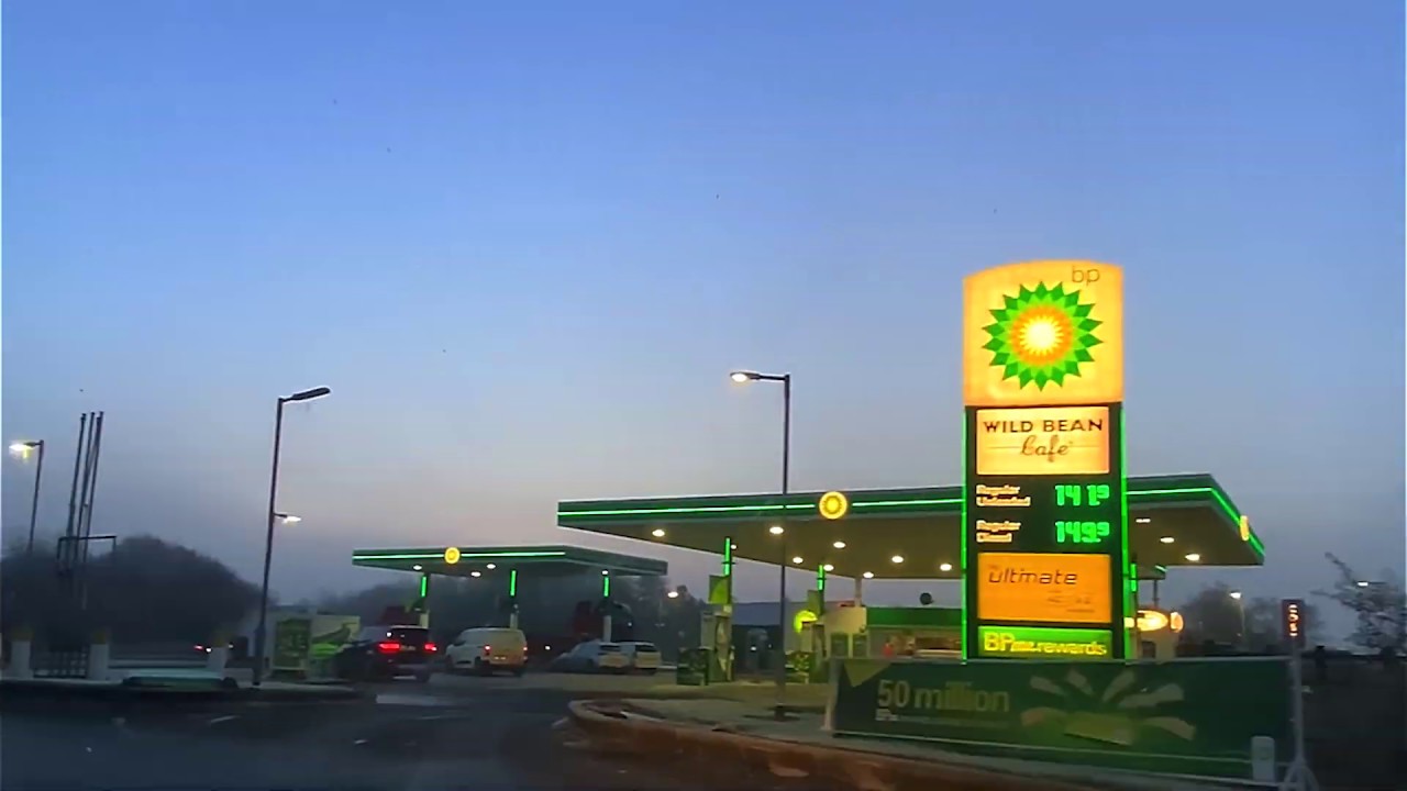 Scotland to England Time lapse - Dawn on the motorway