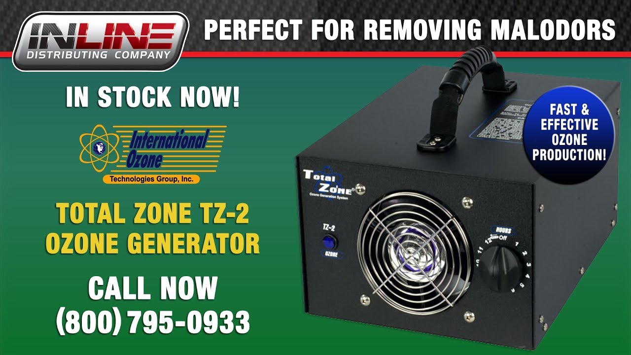International Ozone TZ-2 Ozone Generator Available Now!