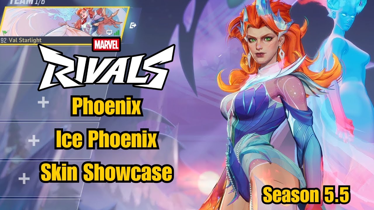 Phoenix | Ice Phoenix Skin Showcase | Marvel Rivals Gameplay Season 5.5