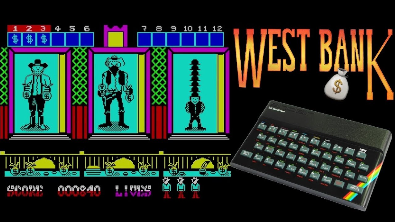 I survived 7 days in a Wild WEST BANK on ZX Spectrum🕹
