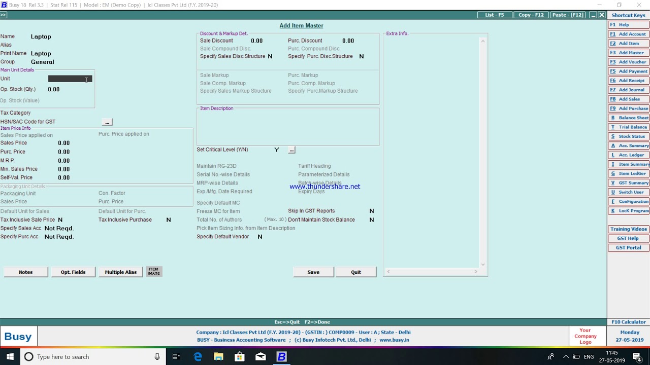 purchase order process in busy.