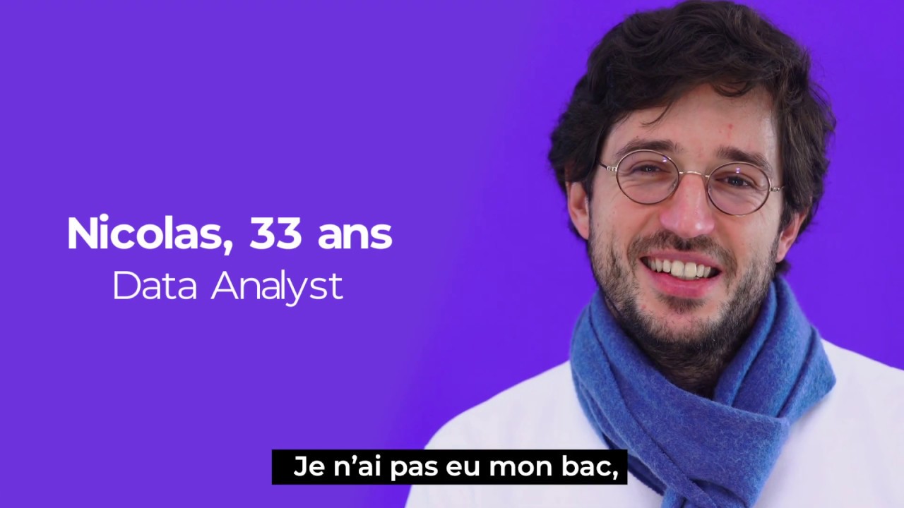 Nicolas, devenu Data Analyst sans le Bac
