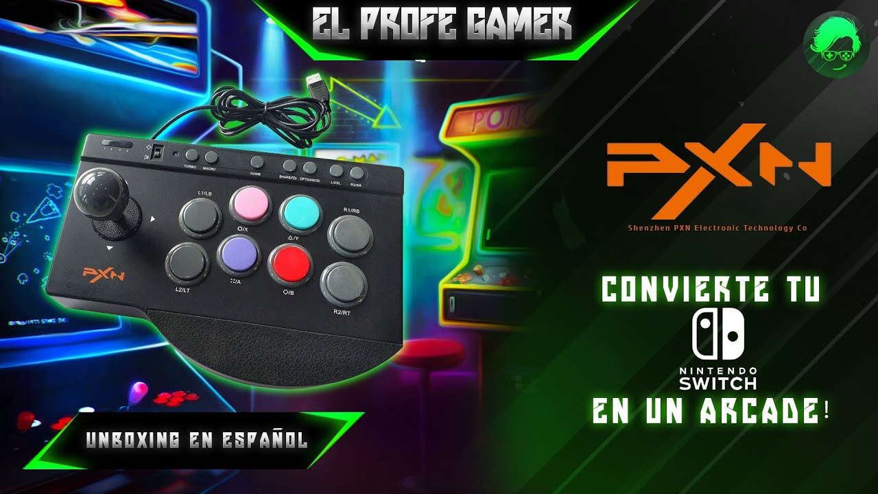 Control Arcade en tu Nintendo Switch - PXN