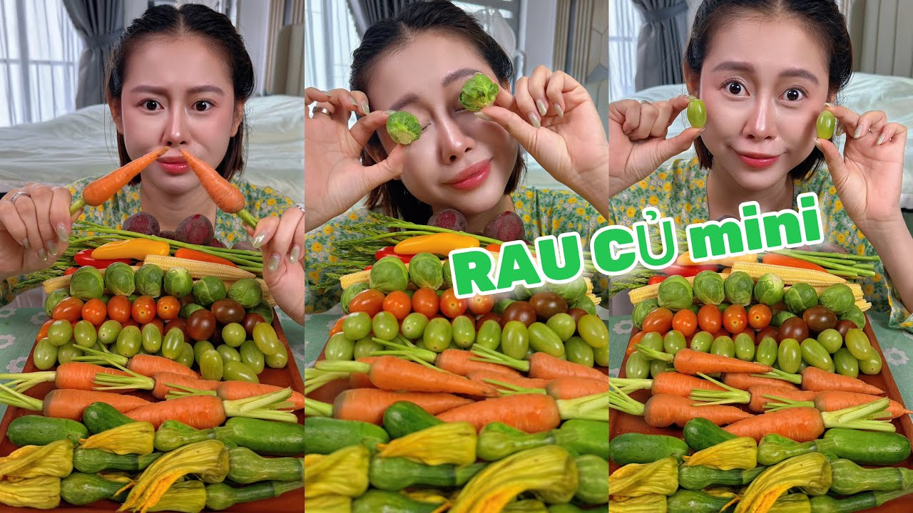Mâm Rau Củ Tí Hon Nhìn Cưng Quá !! 