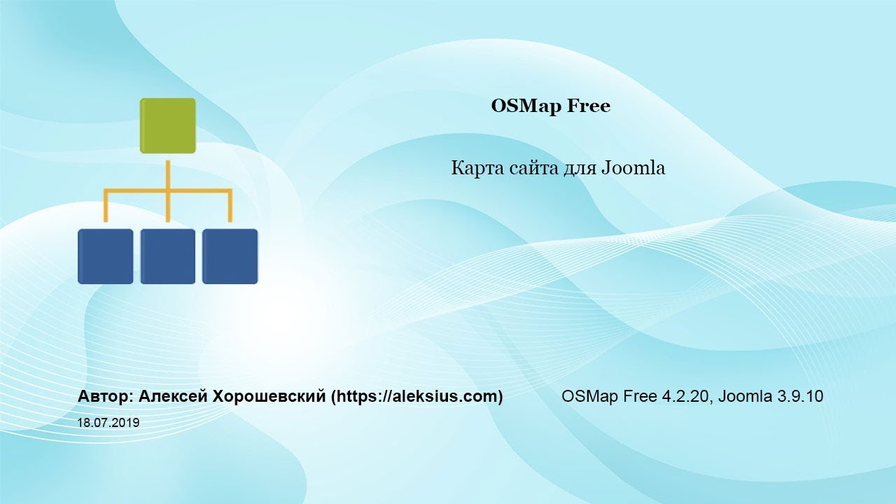 OSMap Free – карта сайта для Joomla