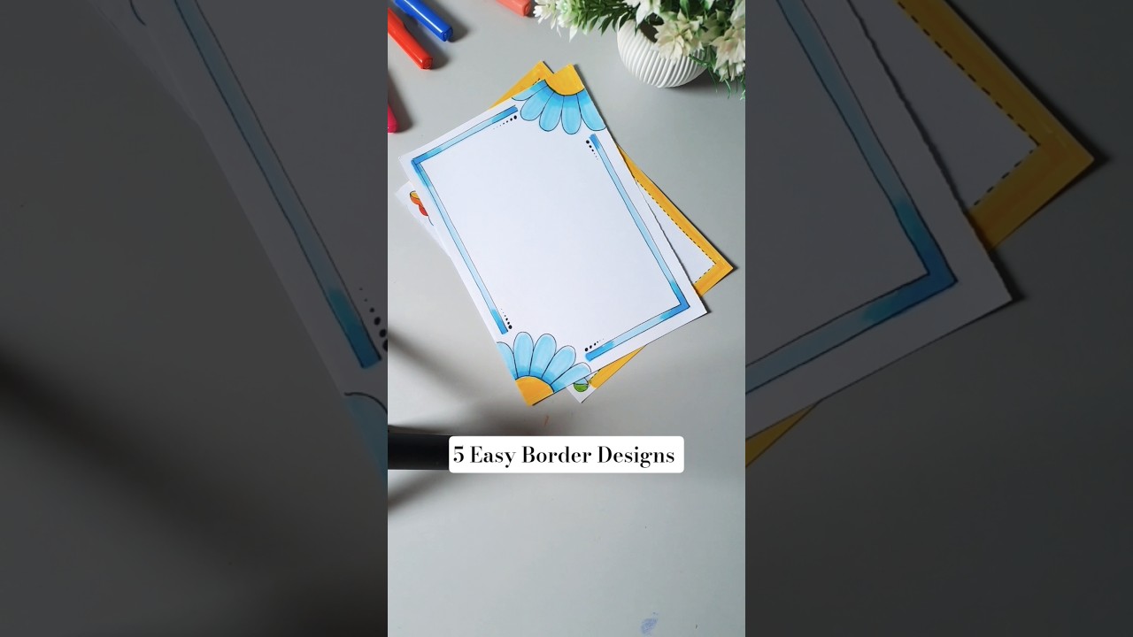 Border designs for projects||#shorts #borderdesign #borderdesignforproject #projectdesign