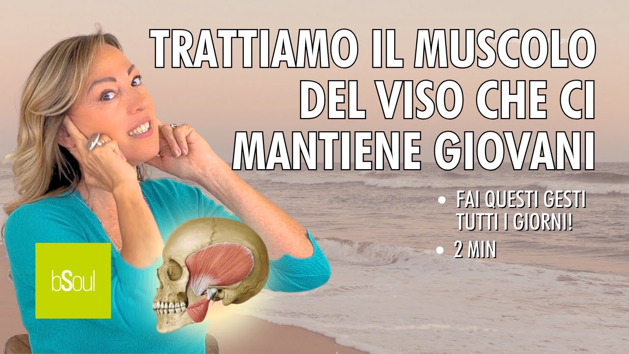 Fai un lifting naturale del viso con la distensione del muscolo temporale in 2 minuti!