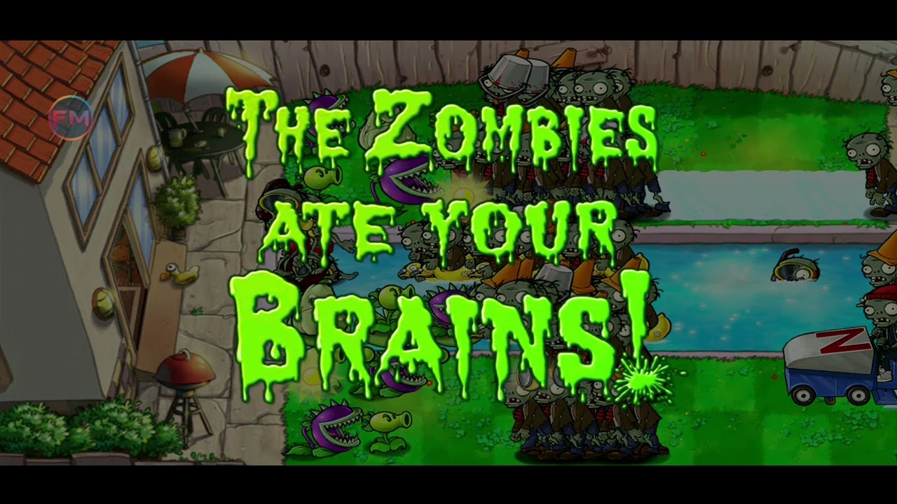 Plants VS Zombies Game Over All Levels on Adventure Compilation