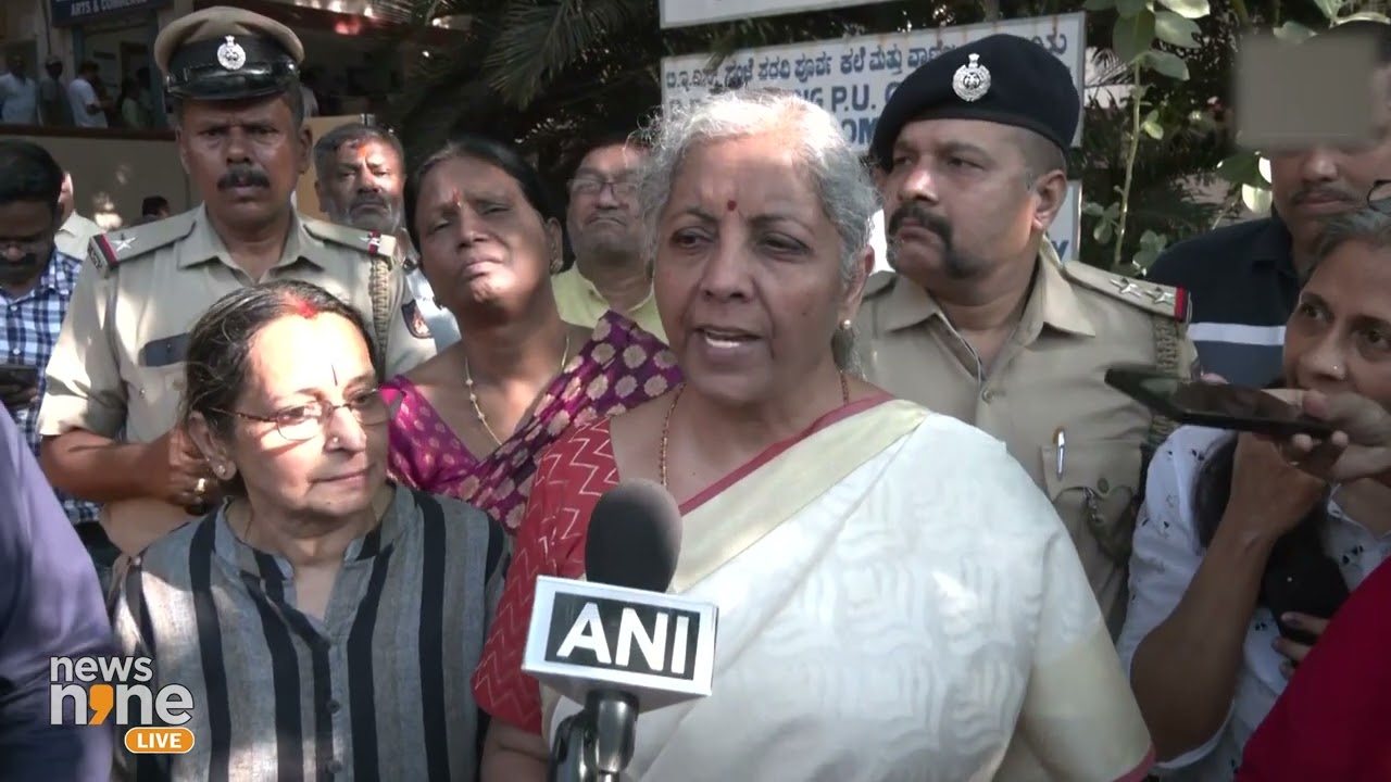 Lok Sabha Election 2024 Phase 2: Finance Minister Nirmala Sitharaman Casts Vote in Bengaluru | News9