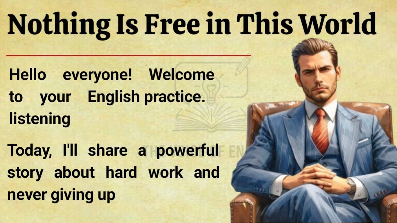 Nothing is Free in This World || Learn English Through Story Level 1🌍 | English Listening Practice ✅