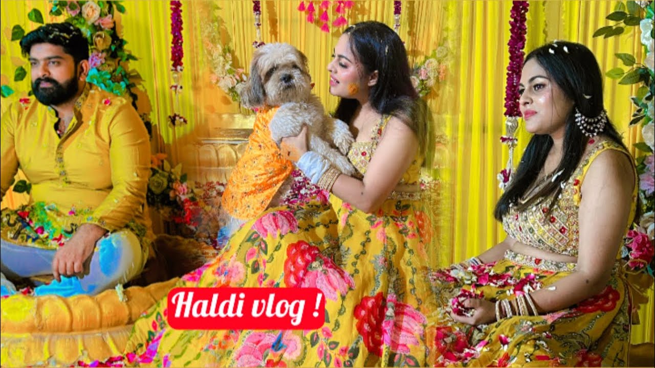 Our Dream Haldi Ceremony 💛 | Full Haldi Vlog | Wedding Festivities Begin!