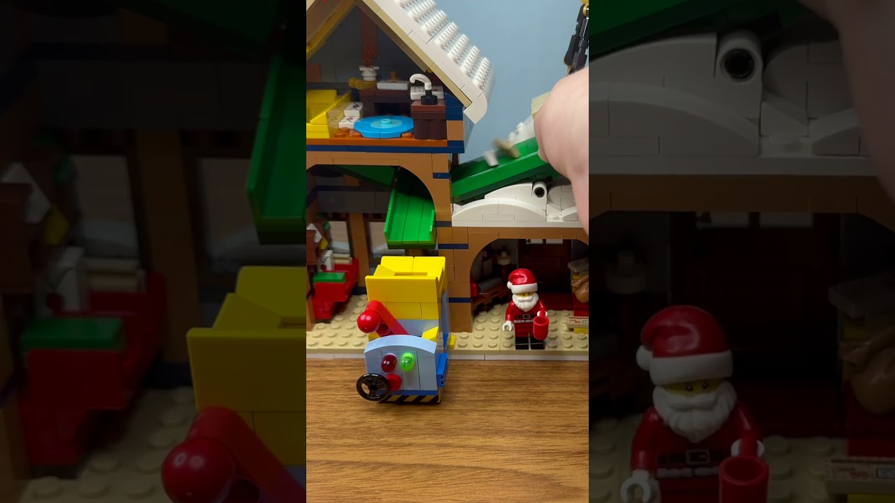 LEGO Winter Village | Mail Sorting Machine in Action: LEGO 10339 Santa&rsquo;s Post Office