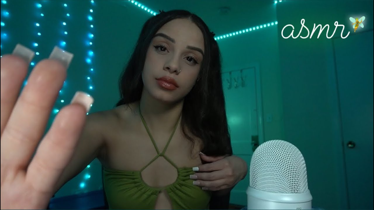 ASMR | Fabric Scratching (shirt & jeans) + Collarbone Tapping & Fast and aggressive HAND SOUNDS ✨