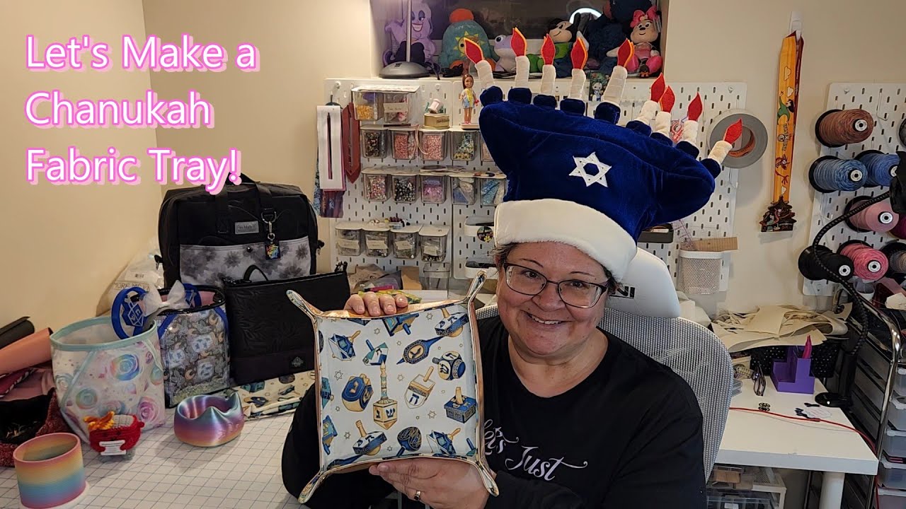 Давайте сшьем тканевый поднос для Хануки (бесплатная выкройка)!