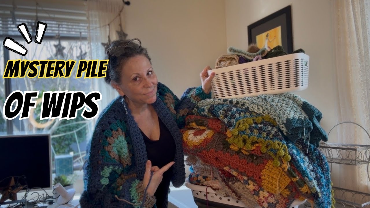 Вязание крючком и беседы в понедельник | Я навела порядок в комнате с пряжей, и посмотрите, что я...