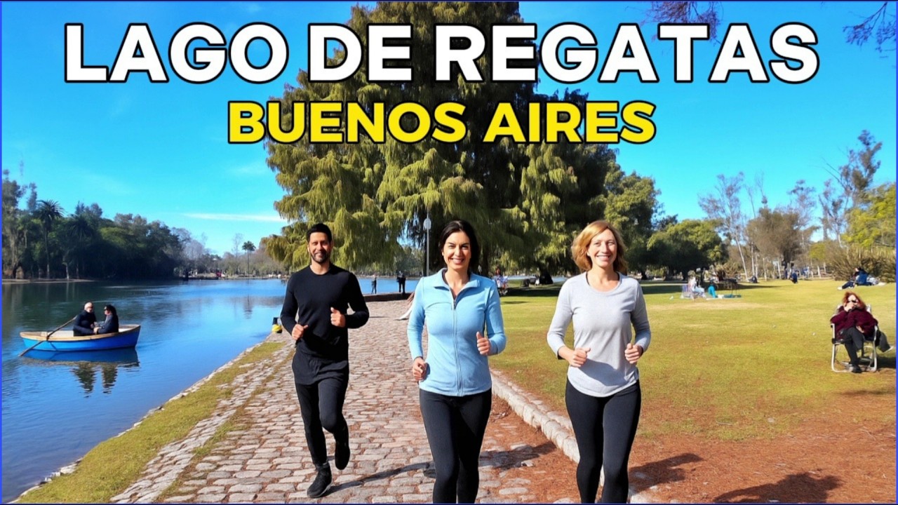 【4K】Un Oasis que pocos conocen en Buenos Aires - Lago de Regatas, Palermo | Tour a Pie
