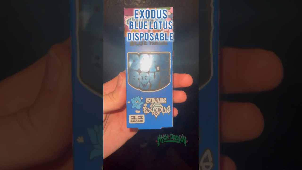 EXODUS Blue Lotus Disposable Review #shorts
