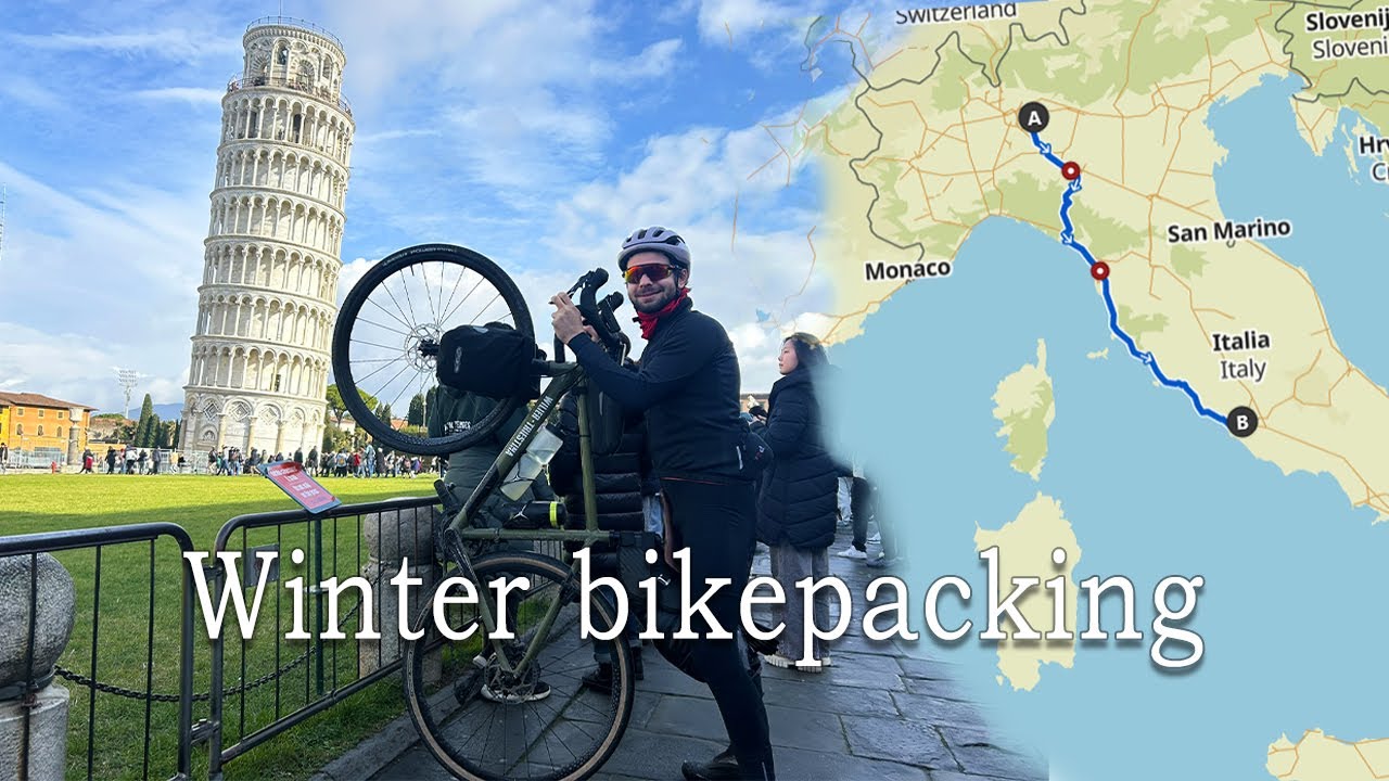 bikepacking di Capodanno fino a Roma tra mare e Appennini 🌊 🏔️