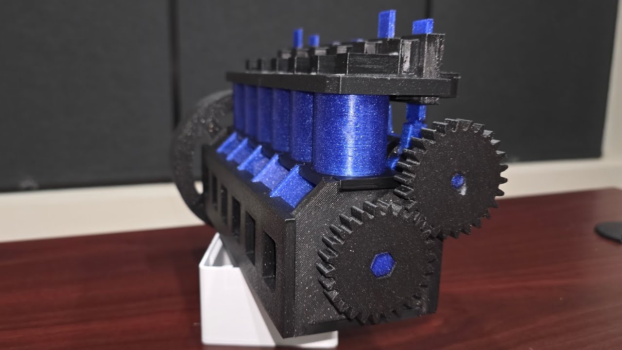 3d Printed Inline 6 Engine