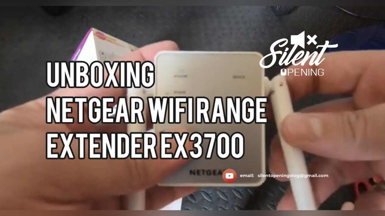 UNBOXING | Netgear WiFi Range Extender EX3700