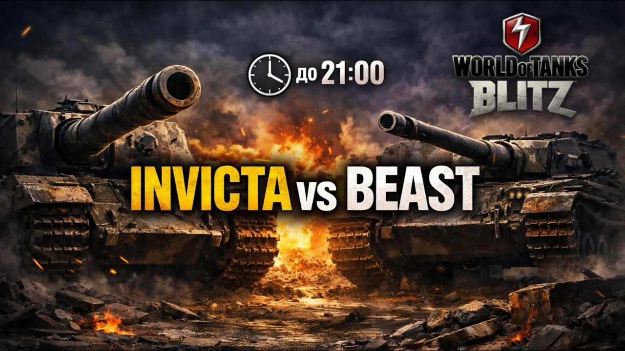 WoT Blitz | ЗМАГАННЯ НА ФРАГИ З БІСТОМ: ХТО ВИНЕСЕ БІЛЬШЕ ПТ ДО 21:00? | Ціль: 600 підписників