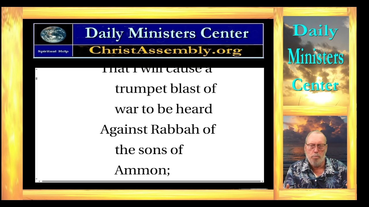 Trumpet Blast Judgment against Ammon | Jeremiah 49:1-6