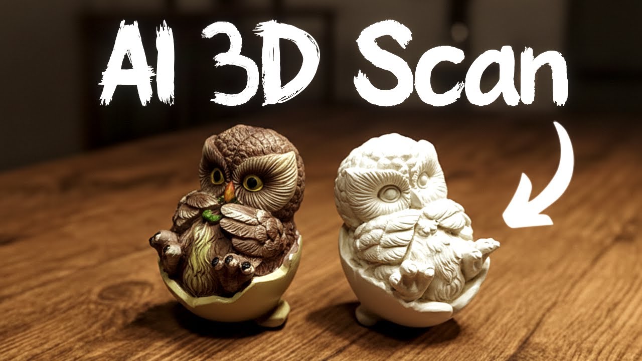 Я создаю копии реальных объектов с помощью ИИ — точно так же, как 3D-сканеры.