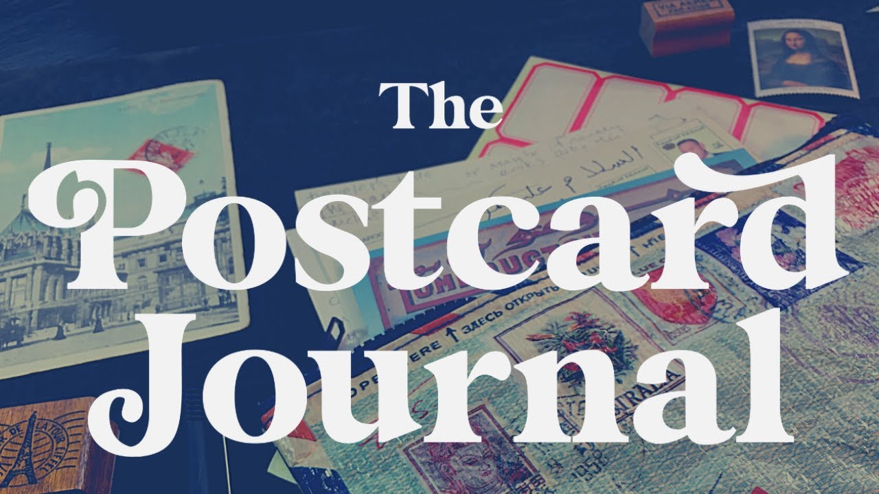 Inside My Postcard Journal