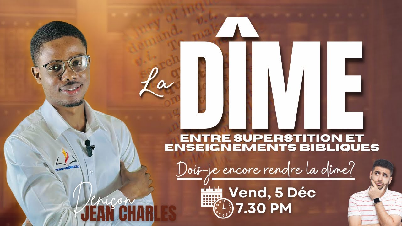 DOIS-JE ENCORE RENDRE LA DÎME? | Deniçon