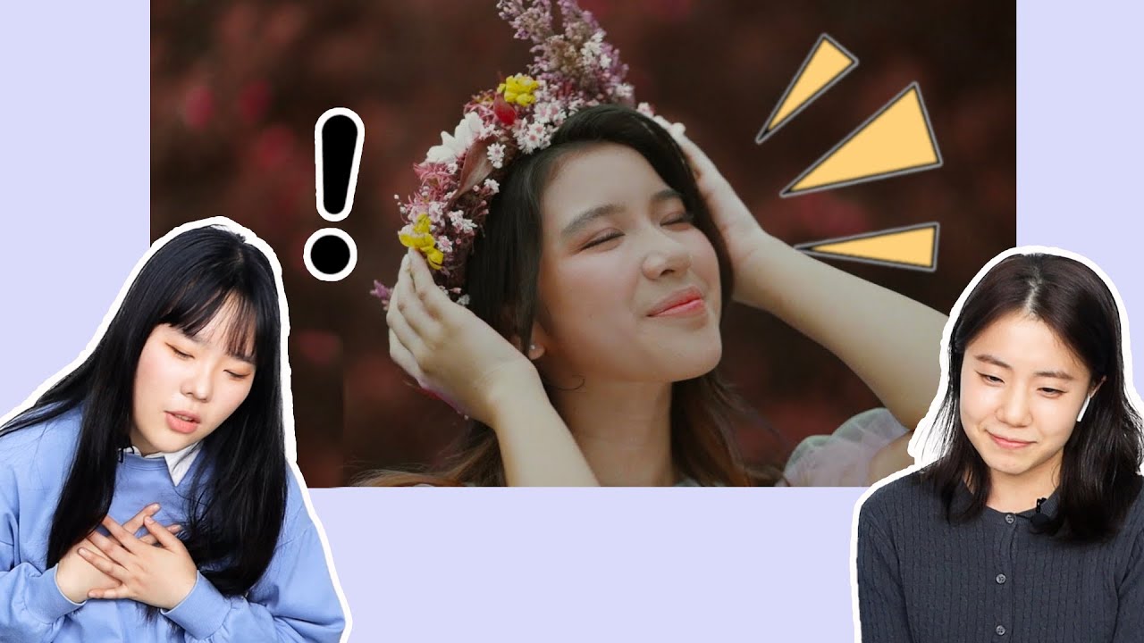 Suara yang serasi dengan lagu perpisahan Tiara Andini | Korean reaction Menjadi Dia MV + IVE cover