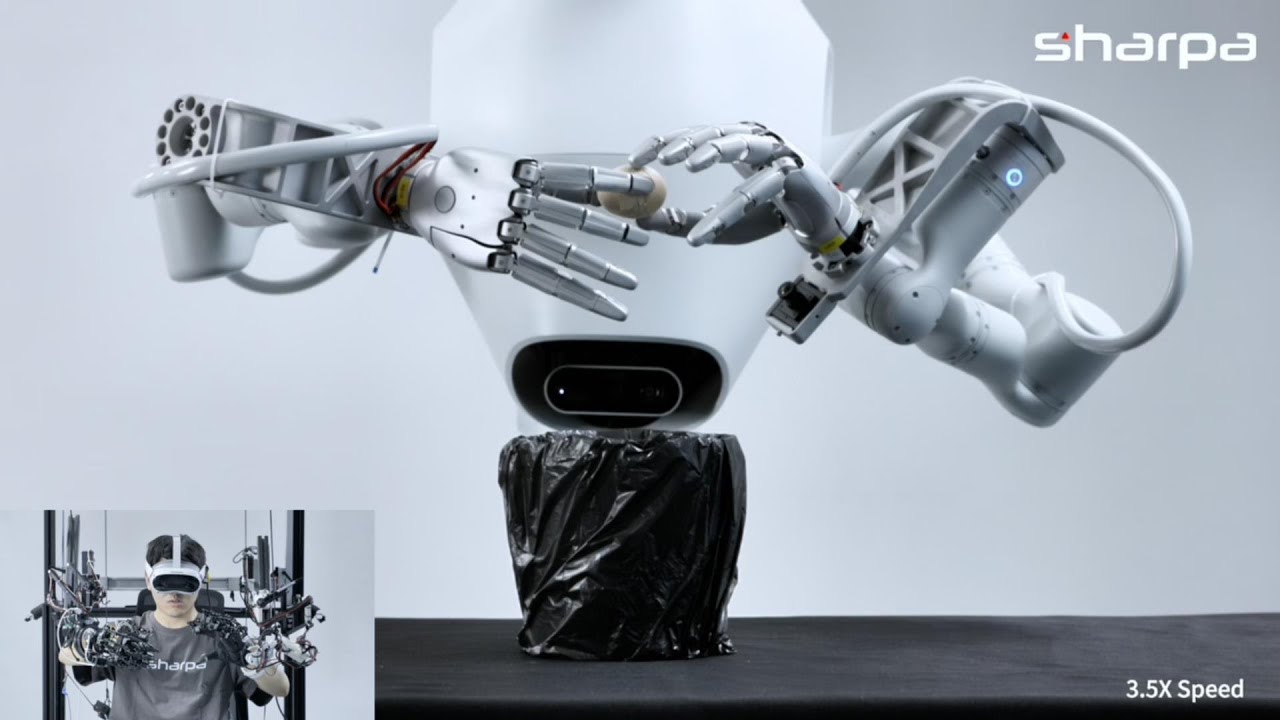 SharpaWave’s fine manipulation under high-fidelity teleoperation