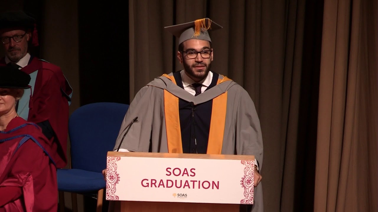 Students' Union Vote of Thanks | Mehdi Baraka | SOAS Graduation 2018 | SOAS University of London