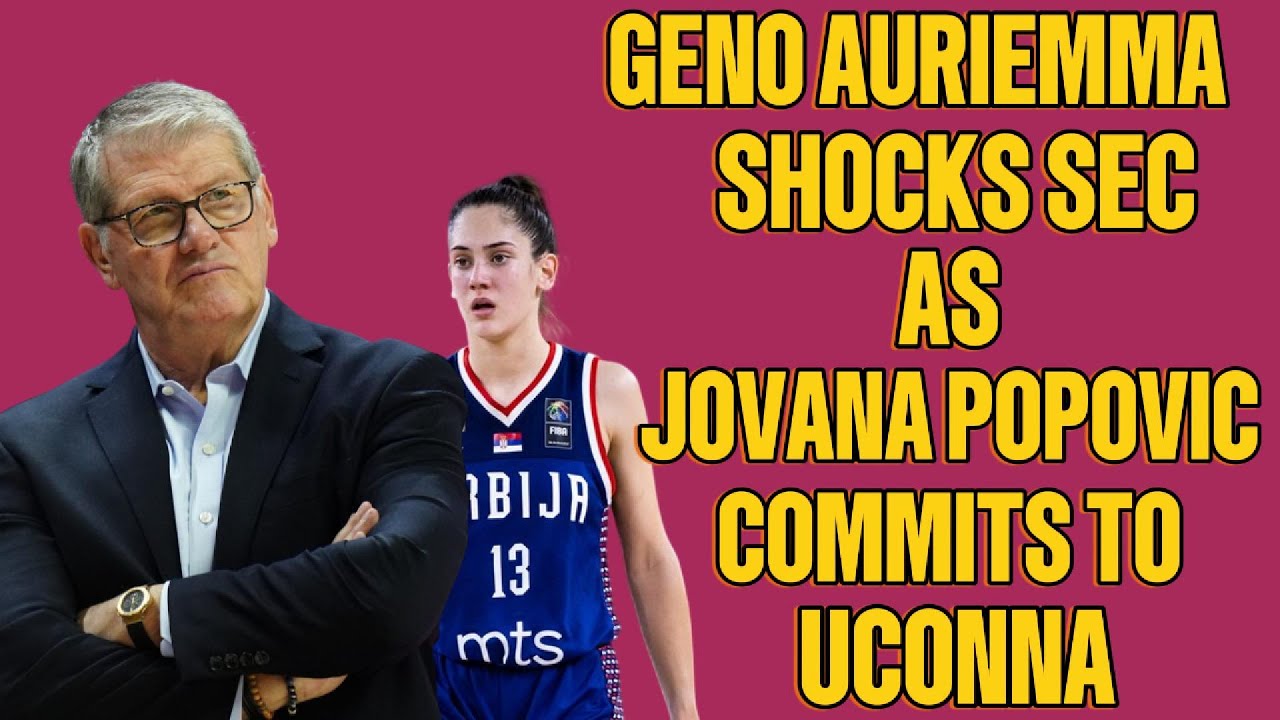 Geno Auriemma STRIKES BACK 😳 UConn Lands International PHENOM Jovana Popovic | Dynasty Reloaded