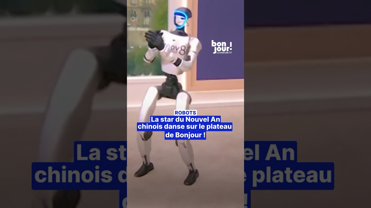Robots : la star du Nouvel An chinois danse sur le plateau de Bonjour !｜TF1 INFO
