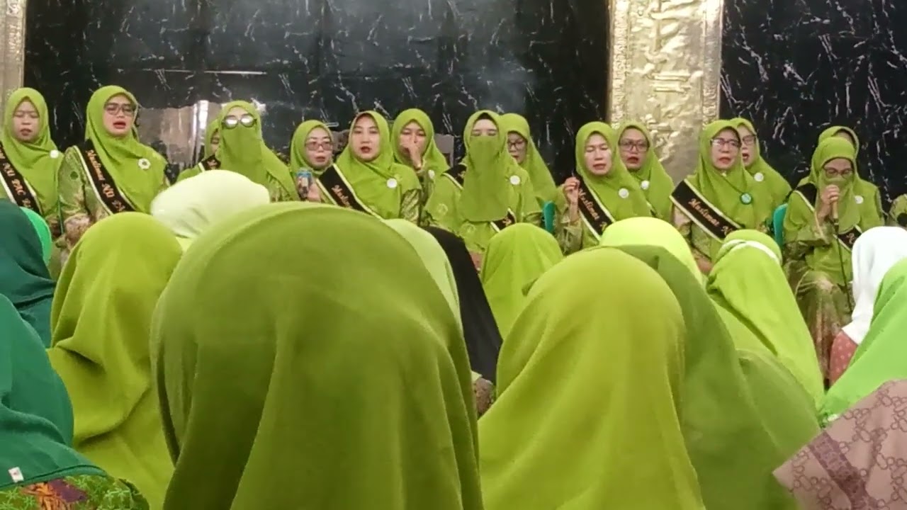 Sholawat muslimat NU,dalam rangka menyambut bulan suci Ramadhan 1447hijriah