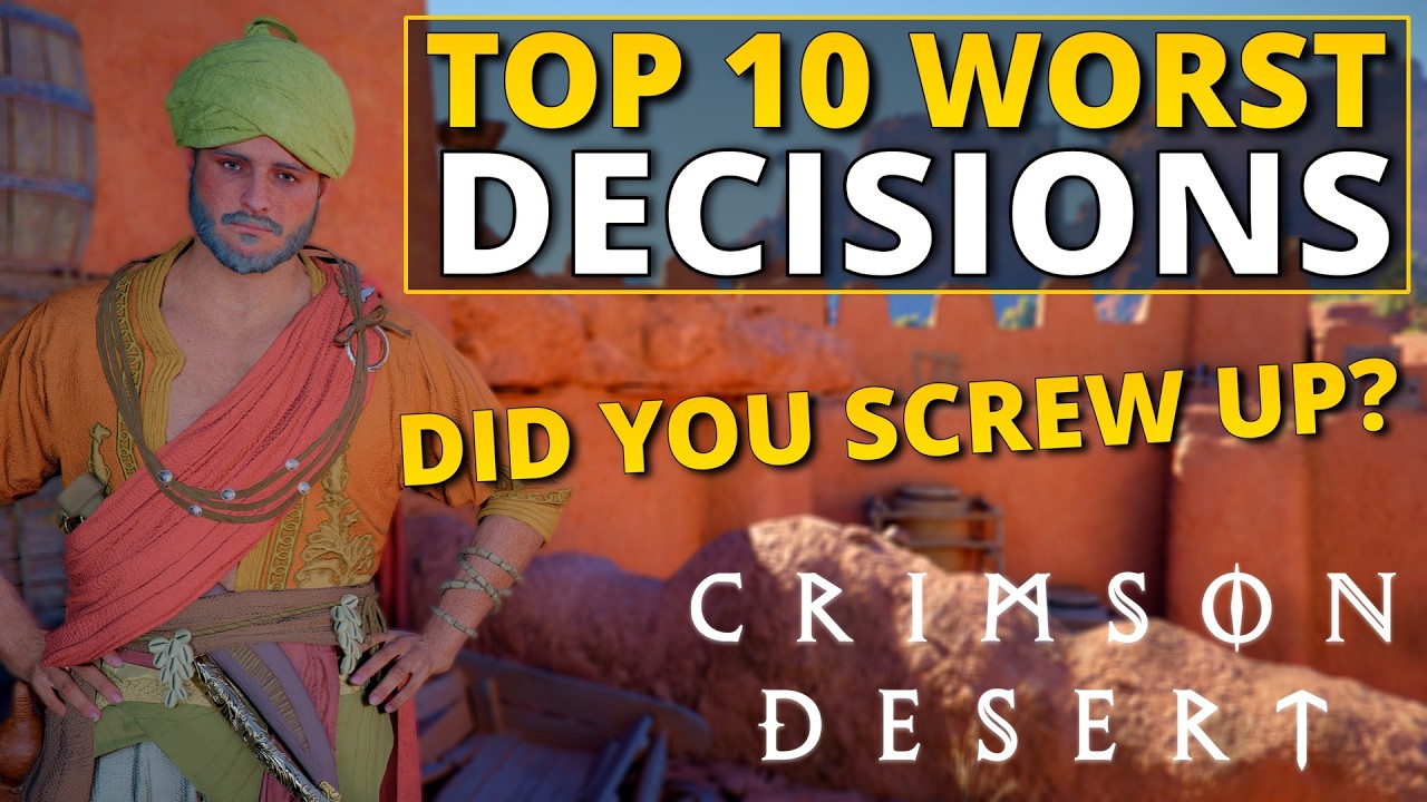 Топ-10 худших решений в Crimson Desert