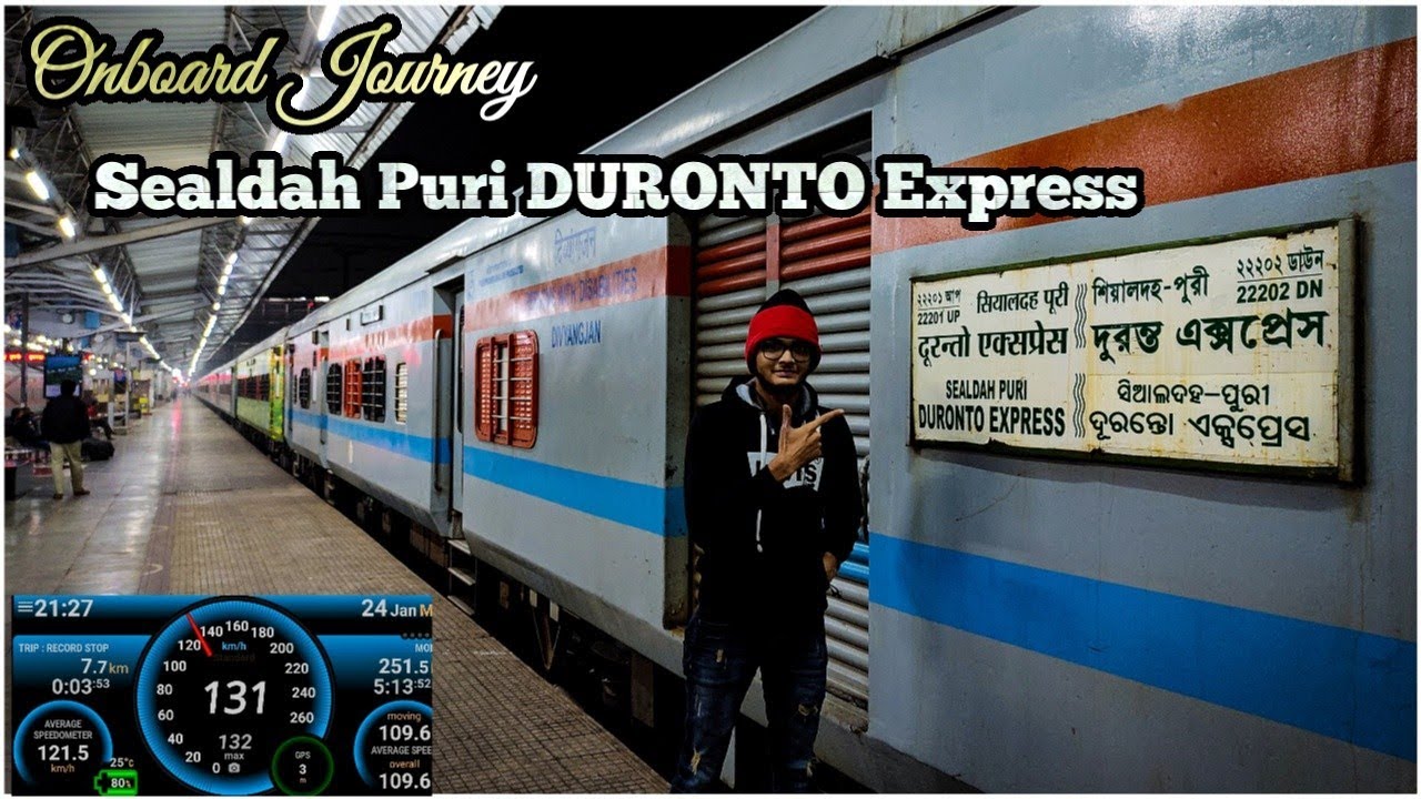 OnBoard Sealdah Puri DURONTO GENERAL CLASS Journey *Khana Leke Train Me Ho Gaya Problem 😩*
