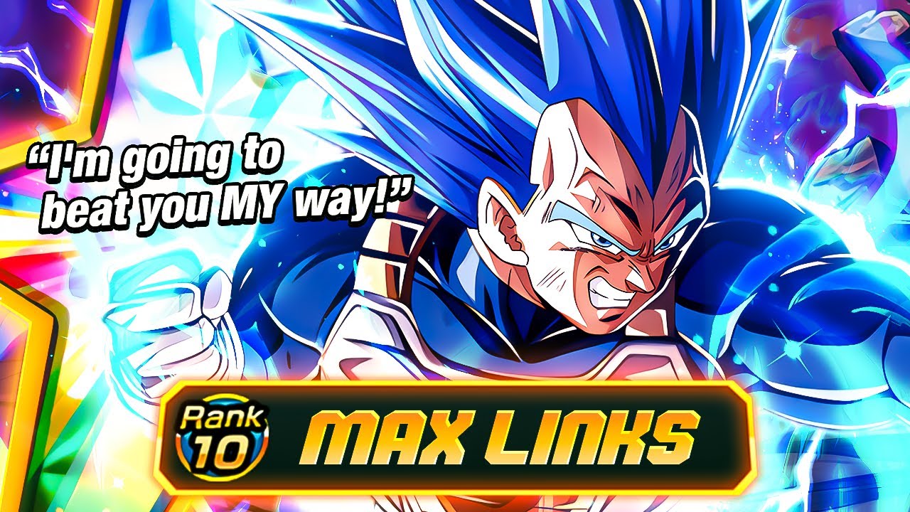 NOW WE ARE COOKING!! LR STR SSBE Vegeta Royal Blue 100% Max Links | Dragon Ball Z Dokkan Battle