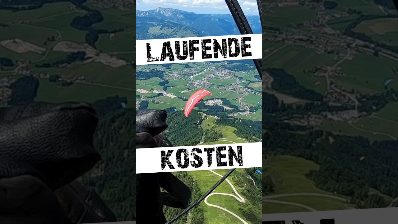 Die laufenden Kosten beim Gleitschirmfliegen