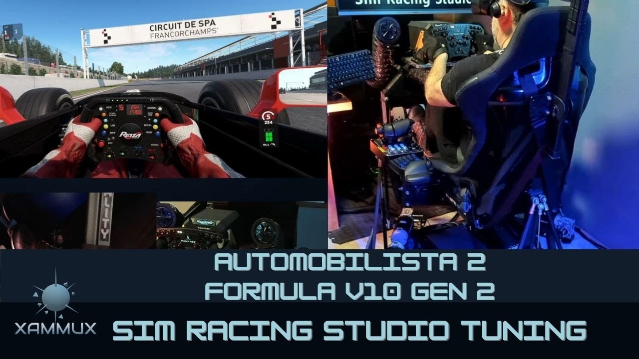 Automobilista 2: Formula V10 Gen 2 / Sim Racing Studio Tuning / DOF Reality P6 Motion Platform